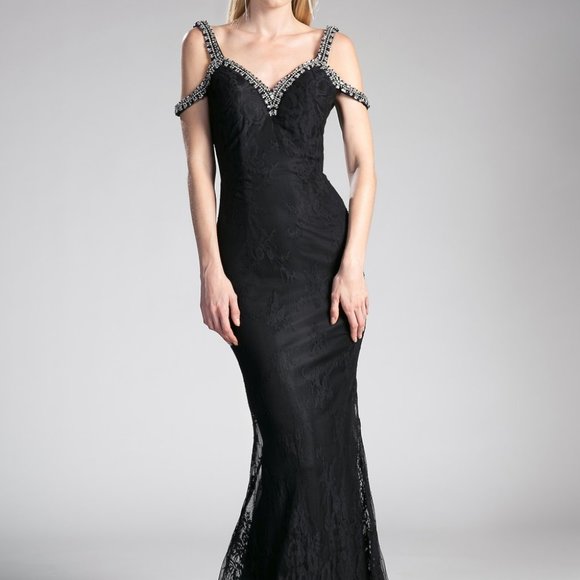 Sweetheart Neck Lace Mermaid Prom Dress CD13112A
